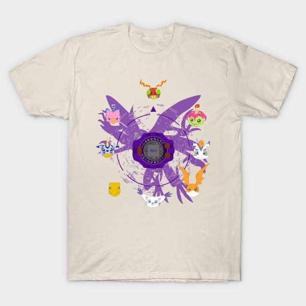 Digi Roulette, purple T-Shirt by ManuLuce